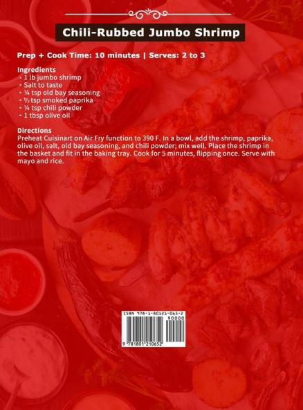 The Ultimate Cuisinart Air Fryer Oven Cookbook: 350 Easy & Delicious Recipes to Air fry Bake Broil and Toast (for Beginners and Advanced Users)