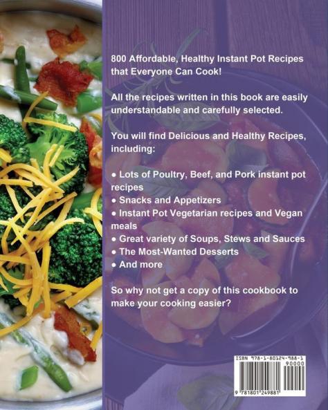 The Detailed Instant Pot Cookbook for Two