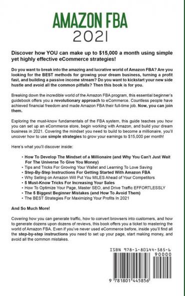 Amazon FBA 2021: Learn the Best Strategies to Earn $15.000/Month PROFIT using #1 proven E-commerce Online System to a Successful Private Label Passive Income