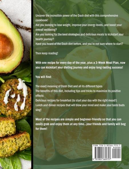 The Complete Dash Diet Cookbook: Healthy Recipes and 3-Week Meal Plan
