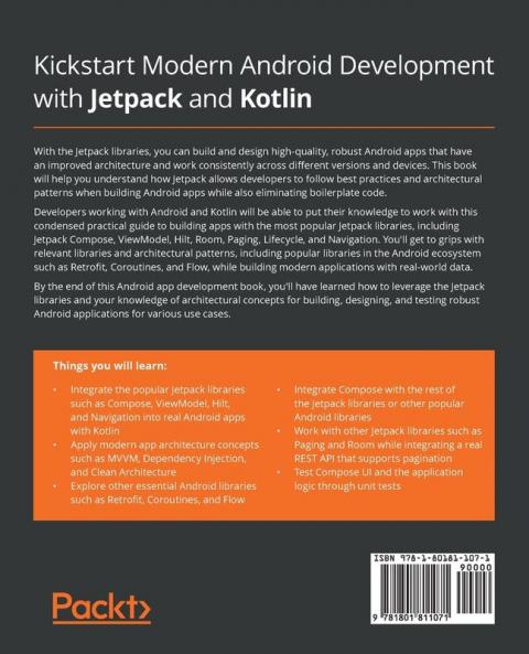 Kickstart Modern Android Development with Jetpack and Kotlin
