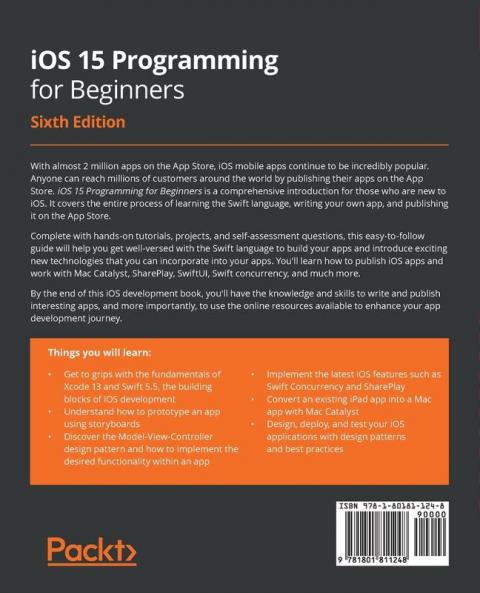 iOS 15 Programming for Beginners - Sixth Edition