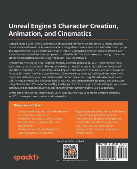 Unreal Engine 5 Character Creation Animation and Cinematics