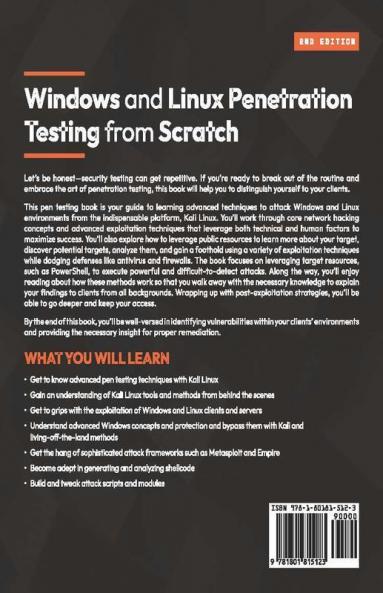 Windows and Linux Penetration Testing from Scratch - Second Edition