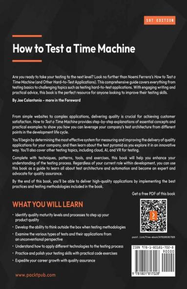 How To Test A Time Machine: A Practical Guide To Test Architecture And Automation