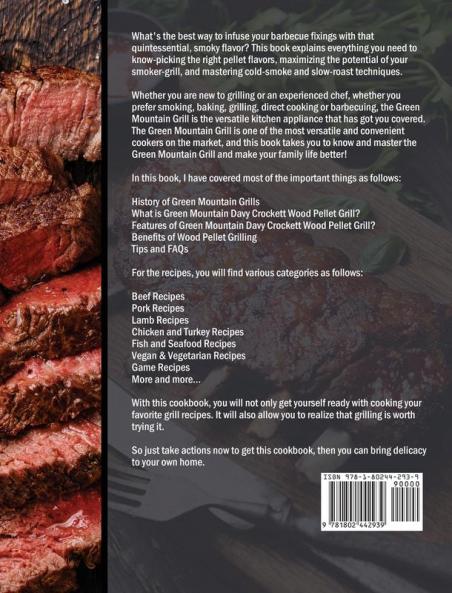 The Perfect Green Mountain Grill Cookbook: Easy Healthy Recipes for Your Green Mountain Grill to Air Fry Bake Rotisserie Dehydrate Toast Roast Broil Bagel ETC