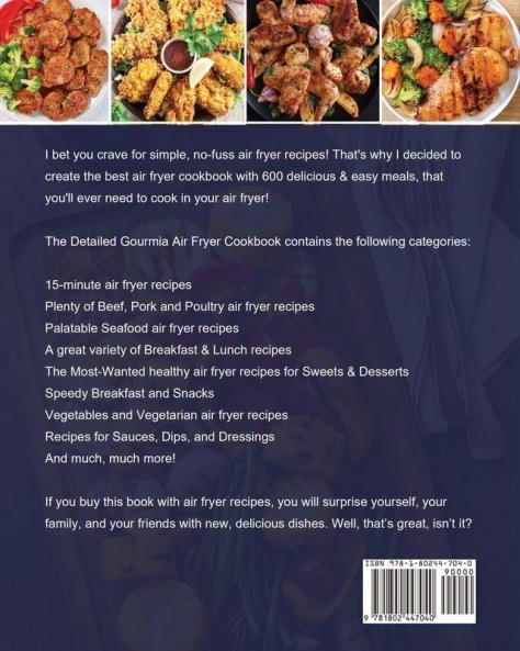 The Detailed Gourmia Air Fryer Cookbook: Affordable Quick & Easy Recipes for Your Gourmia Air Fryer