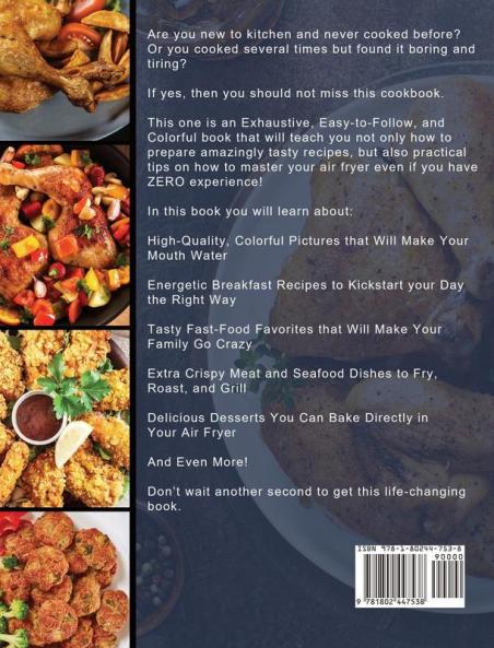 The Beginner's Gourmia Air Fryer Cookbook: 600 Simple Easy and Delightful Recipes to Kick Start A Healthy Lifestyle