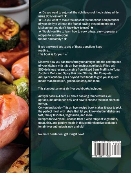 The Effortless Chefman Air Fryer Cookbook: Over 500 Quick & Easy Mouth-watering Air Fryer Recipes for Beginners and Advanced Users