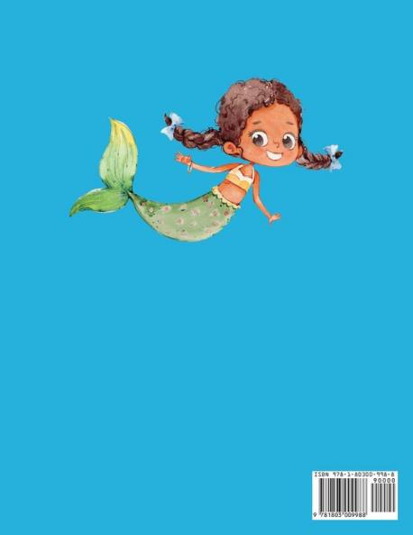 Cute and Adorable Mermaid Coloring Book for kids 4-8: An Activity book with gorgeous mermaids and ocean animals. A funny gift idea for boys and girls