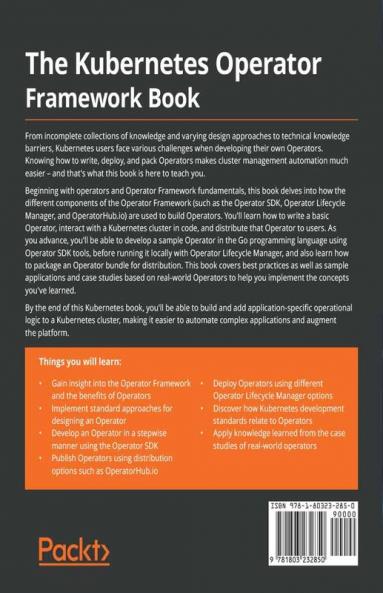 The Kubernetes Operator Framework Book