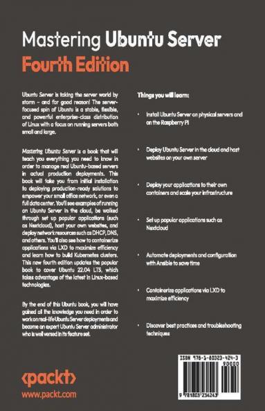 Mastering Ubuntu Server - Fourth Edition