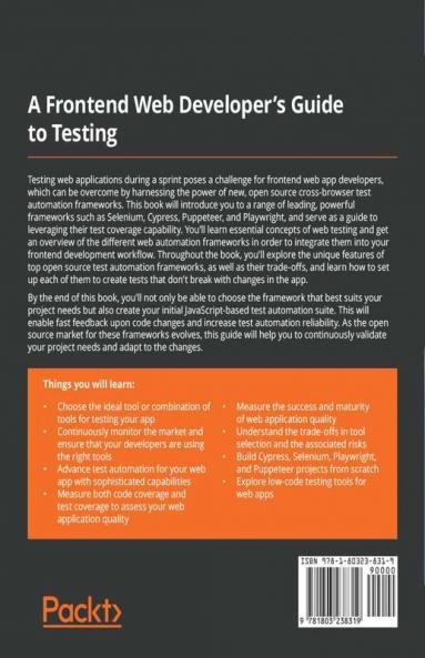 A Frontend Web Developer's Guide to Testing