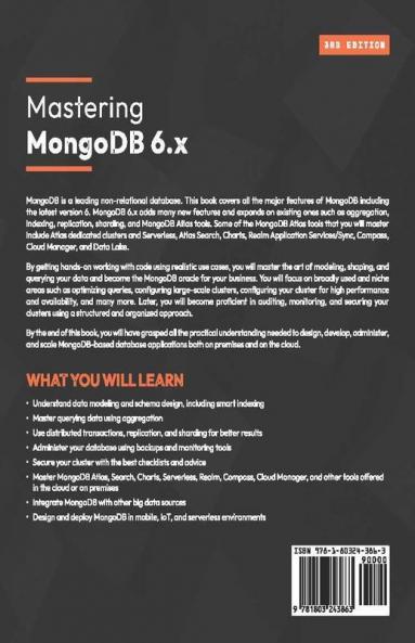 Mastering MongoDB 6.x