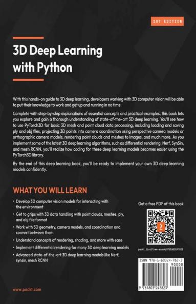 3D Deep Learning with Python