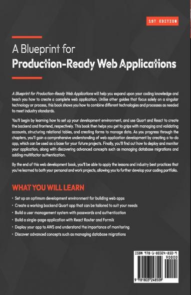 A Blueprint for Production-Ready Web Applications