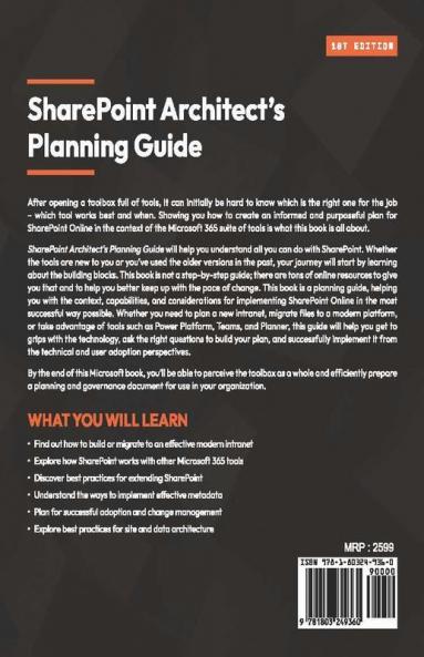 SharePoint Architect's Planning Guide