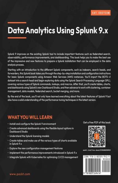 Data Analytics Using Splunk 9.x