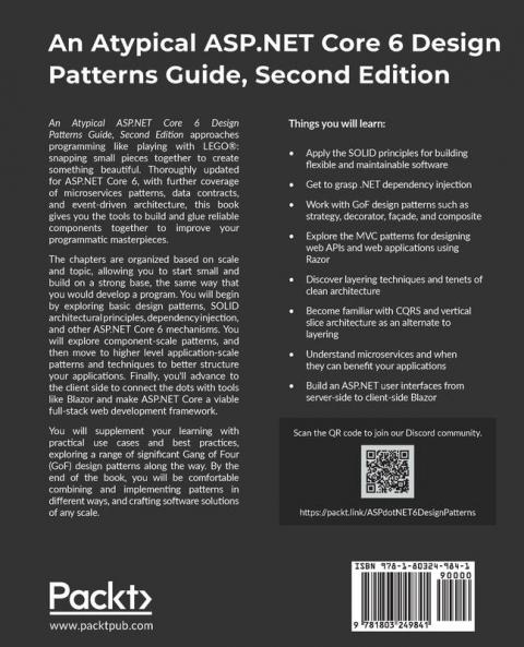 An Atypical ASP.NET Core 6 Design Patterns Guide - Second Edition
