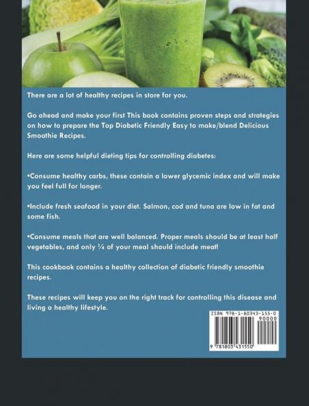 Diabetic Smoothie Cookbook1500