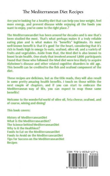 The Mediterranean Diet Recipes: A Definitive Guide To Easy Good And Healthy Recipes For Beginners To Make At Home To Boost Your Energy And Reset Your Body