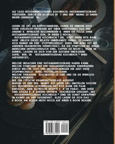 Histaminintoleranz Kochbuch 2021