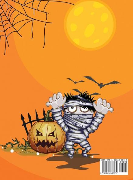 Halloween coloring book for kids ages 4 - 8: A beautiful witch coloring book ghosts haunted houses on Halloween night that will keep your little ones busy for a while