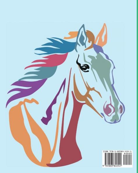 Caballos Para Colorear: Un Libro Para Colorear Perfecto Para Niños Y Niñas Que Adoran Los Hermosos Caballos