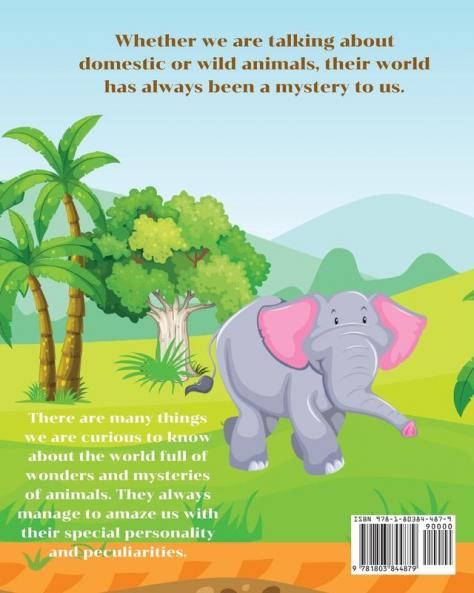 Wildlife Wonders - Wild Animals Book For Kids With Cute Facts: Fascinating Animal Book With Curiosities For Kids And Toddlers l My First Animal Encyclopedia