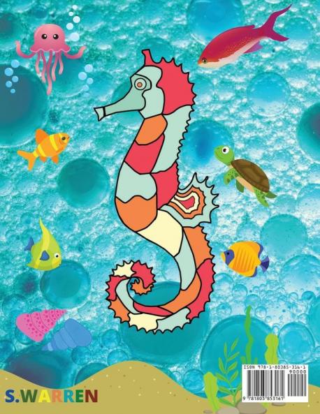 Fish Coloring Book For Kids: Ocean/Sea Coloring Book