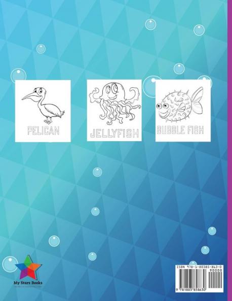 Sea Life Coloring Book for Kids: Fantastic Marine Life Coloring Book for Kids/ Under the Sea Life with Super Fun Coloring Pages of Fish & Sea Creatures