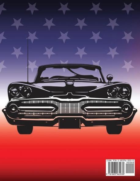 American Muscle and Vintage Car: Great gift for boys ages 4-82-46-106-83-5(US Edition).Perfect for toddlers Kindergarten and preschools (Kids ... will be happy to see the beautiful cars