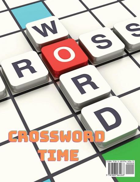 Crossword Time - Activity Puzzle Book