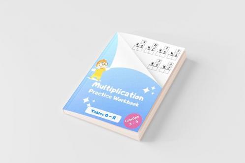 Multiplication Practice Workbook Tables 0-11 Grades 3-5
