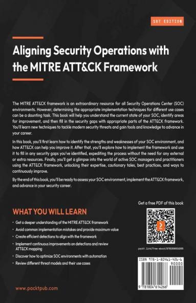 Aligning Security Operations with the MITRE ATT&CK Framework