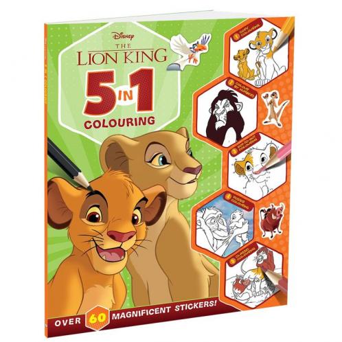Disney The Lion King: 5-in-1 Colouring