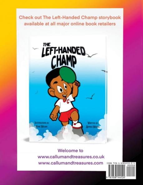 The Left-Handed Champ Colouring Book