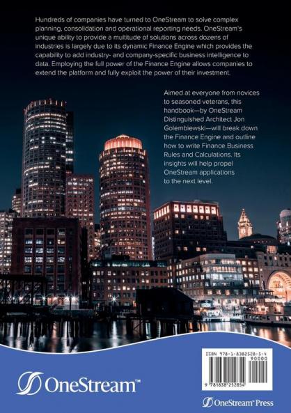OneStream Finance Rules and Calculations Handbook