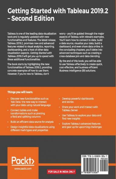 Getting Started with Tableau 2019.2 - Second Edition