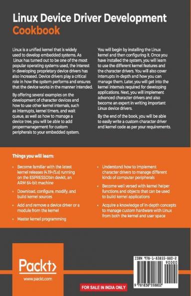 Linux Device Driver Development Cookbook