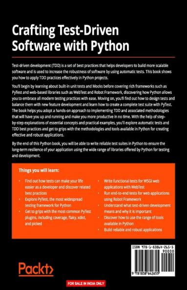 Crafting Test-Driven Software with Python