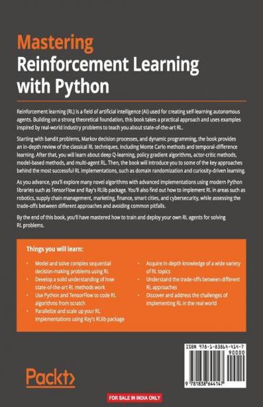 Mastering Reinforcement Learning with Python