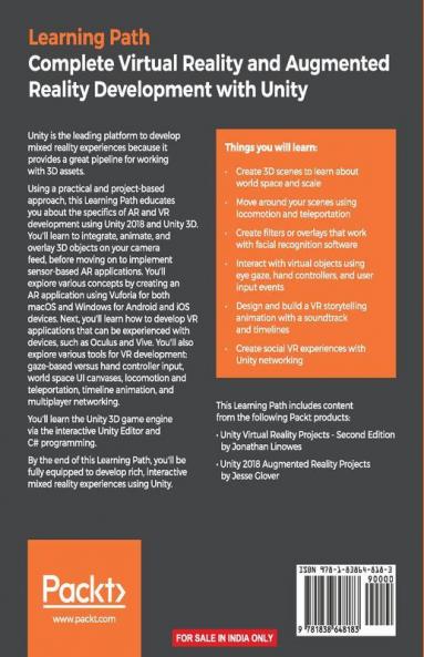 Complete Virtual Reality and Augmented Reality Development with Unity