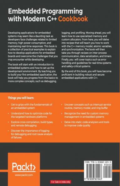 Embedded Programming with C++ Cookbook