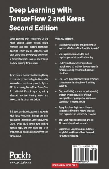 Deep Learning with TensorFlow 2 and Keras - Second Edition