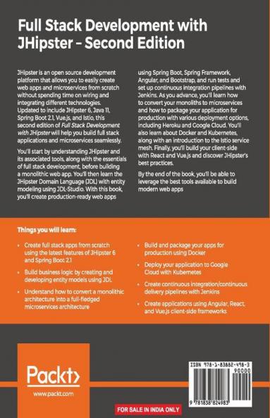 Full Stack Development with JHipster