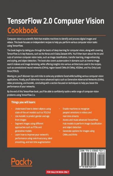 TensorFlow 2.0 Computer Vision Cookbook