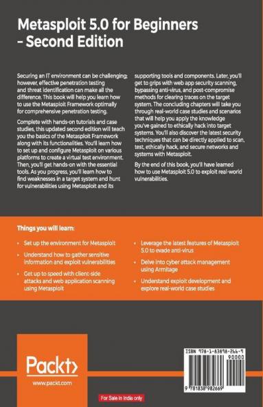 Metasploit 5.0 for Beginners - Second Edition