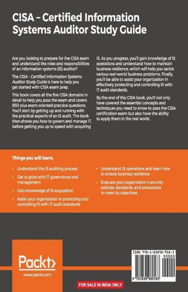 CISA - Certified Information Systems Auditor Study Guide