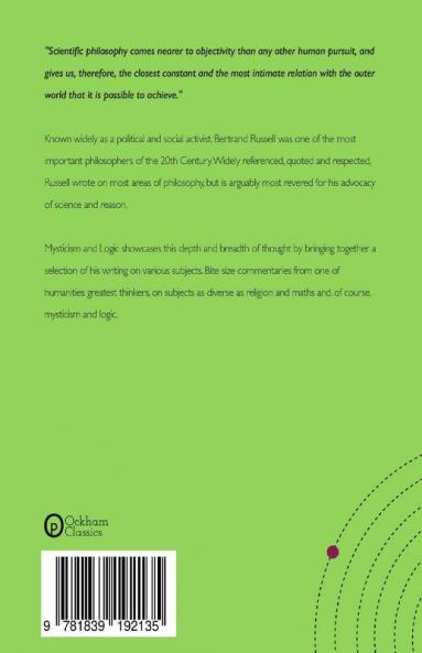 Mysticism & Logic and Other Essays